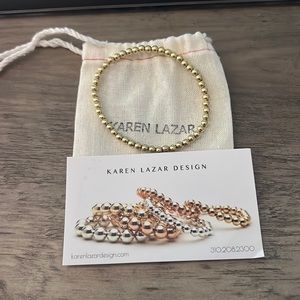 Karen Lazar 4mm Gold Bracelet